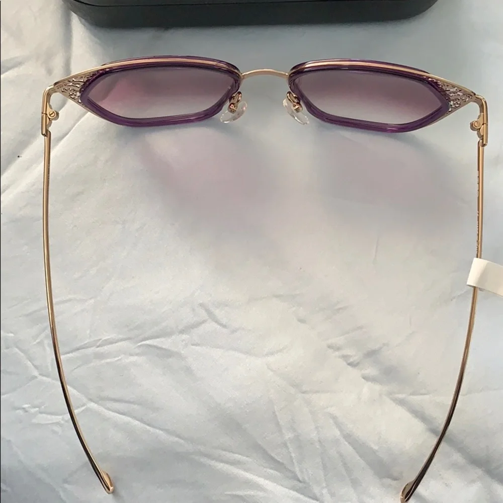NWT ETRO Violet elegant sunglasses w/case